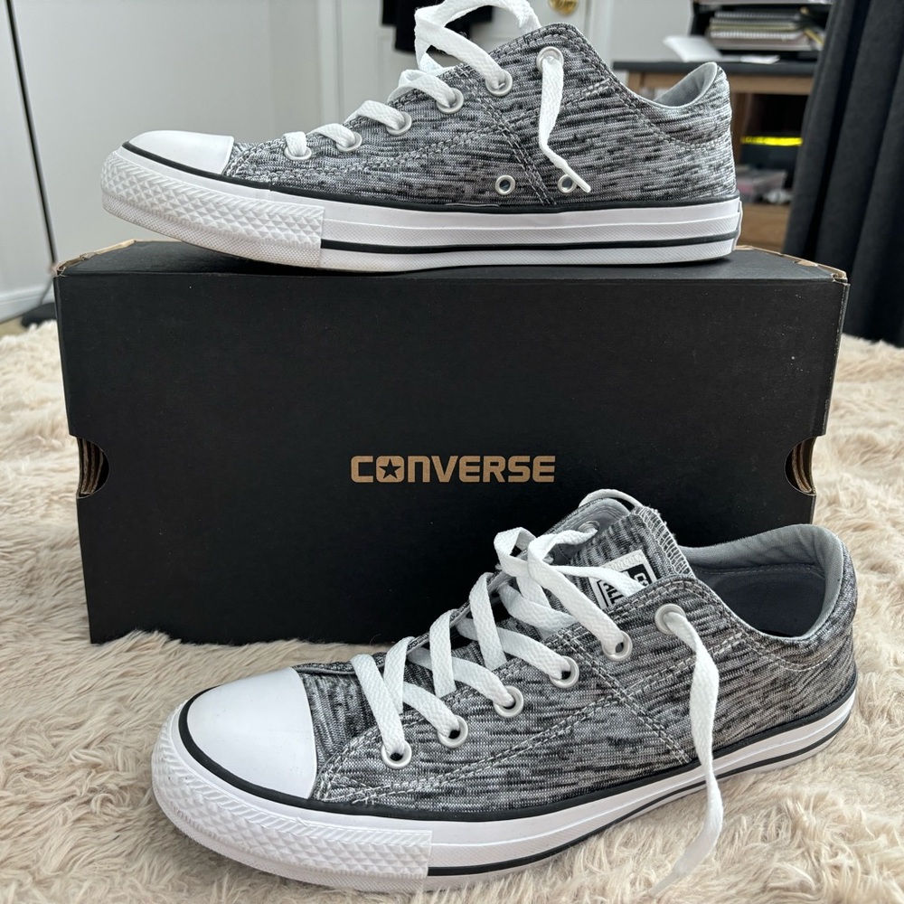 Converse CTAS Madison OX Black/Wolf Grey/White Women’s size 10